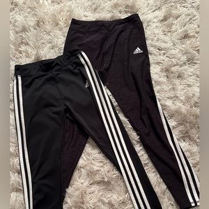 Adidas track pants - 2 pair!